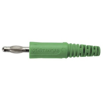 Schutzinger 2 mmテストプラグ/ソケット ベリリウム銅 47.5mm 緑 Schutzinger