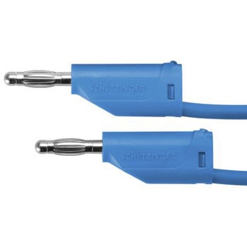 Schutzinger テストリード線 33 V ac， 70 V dc， 青， 2m Schutzinger