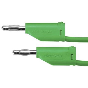 Schutzinger テストリード線 33 V ac， 70 V dc， 緑， 2m Schutzinger