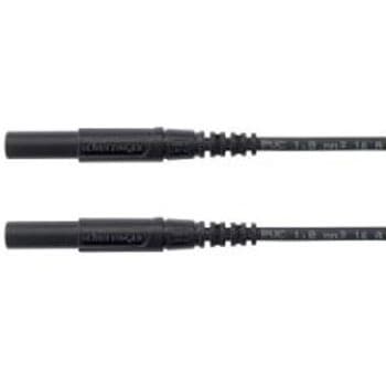 Schutzinger テストリード線 1kV， 黒， 1m Schutzinger