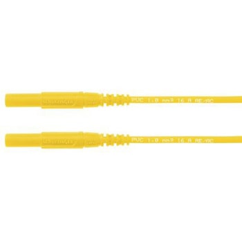 Schutzinger テストリード線 1kV， 黄， 2m Schutzinger