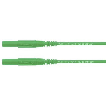 Schutzinger テストリード線 1kV， 緑， 2m Schutzinger