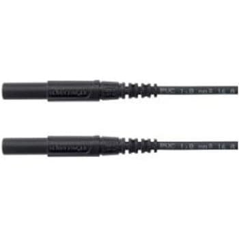 Schutzinger テストリード線 1kV， 黒， 50cm Schutzinger