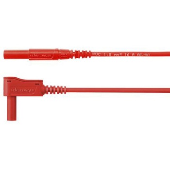 Schutzinger テストリード線 1kV， 赤， 50cm Schutzinger