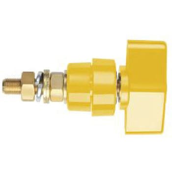 Schutzinger， ターミナル， 真鍮， 黄 4mm Schutzinger