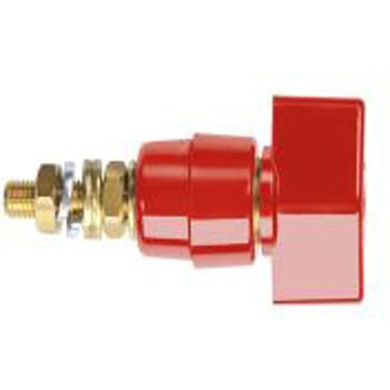 Schutzinger， ターミナル， 真鍮， 赤 4mm Schutzinger