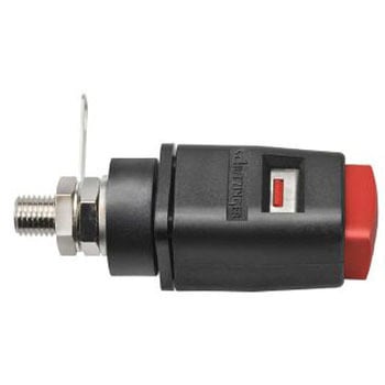 Schutzinger 4 mmテストプラグ/ソケット 真鍮 52.5mm 赤 Schutzinger