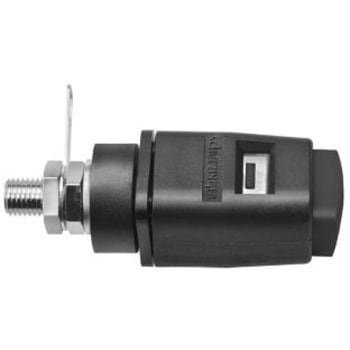 Schutzinger 4 mmテストプラグ/ソケット 真鍮 52.5mm 黒 Schutzinger