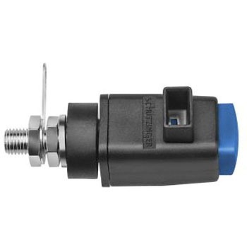Schutzinger 4 mmテストプラグ/ソケット 真鍮 52.5mm 青 - Schutzinger