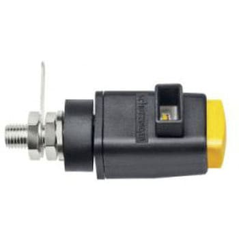 Schutzinger 4 mmテストプラグ/ソケット 真鍮 52.5mm 黄 Schutzinger