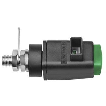Schutzinger 4 mmテストプラグ/ソケット 真鍮 52.5mm 緑 Schutzinger