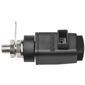 Schutzinger 4 mmテストプラグ/ソケット 真鍮 52.5mm 黒 Schutzinger