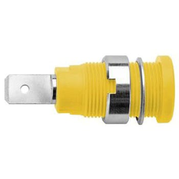 Schutzinger 2 mmテストプラグ/ソケット 真鍮 35mm 黄 Schutzinger