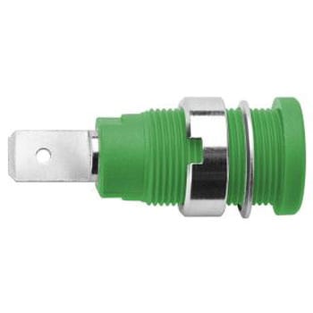Schutzinger 2 mmテストプラグ/ソケット 真鍮 35mm 緑 Schutzinger