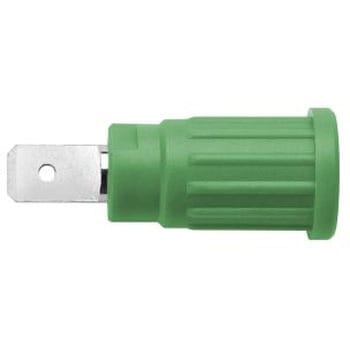 Safety press-in socket， nickel-plated， 1 Schutzinger