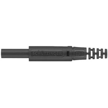 Schutzinger テストリード線 600V， 黒 - Schutzinger