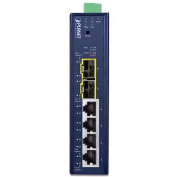 産業用スイッチングハブ L2/L4マネージド(管理型) Giga4ポート SFP 2ポート PLANET Technology