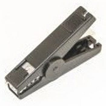 ミューラー BU-112-0 わに口クリップ 30A 16mm， 黒 MUELLER ELECTRIC
