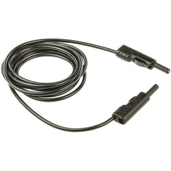 Hirschmann Test & Measurement テストリード線 60V dc， 黒， 2m(973647100) Hirschmann Test & Measurement