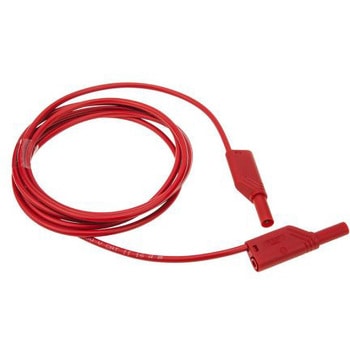 Hirschmann Test & Measurement テストリード線 1000V ac/dc， 赤， 2m(934069101) Hirschmann Test & Measurement
