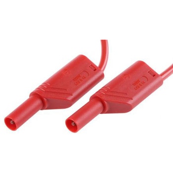 Hirschmann Test & Measurement テストリード線 1000V ac/dc， 赤， 25cm(934067101) - Hirschmann Test & Measurement