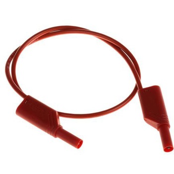 Hirschmann Test & Measurement テストリード線 1000V ac/dc， 赤， 50cm(934068101) Hirschmann Test & Measurement