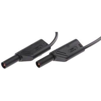 Hirschmann Test & Measurement テストリード線 1000V ac/dc， 黒， 1m(934095100) - Hirschmann Test & Measurement