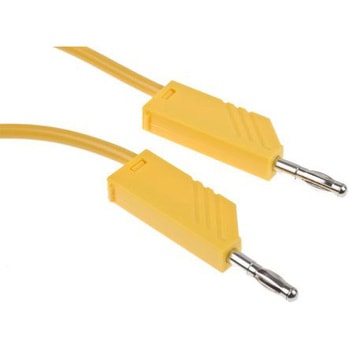 Hirschmann Test & Measurement テストリード線 60V dc， 黄， 1m(934062103) Hirschmann Test & Measurement