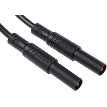 Hirschmann Test & Measurement テストリード線 1000V ac/dc， 黒， 1m(934075100) - Hirschmann Test & Measurement