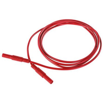Hirschmann Test & Measurement テストリード線 1000V ac/dc， 赤， 2m(934077101) Hirschmann Test & Measurement