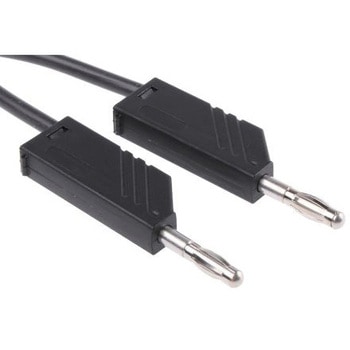 Hirschmann Test & Measurement テストリード線 60V dc， 黒， 1m(934092100) Hirschmann Test & Measurement