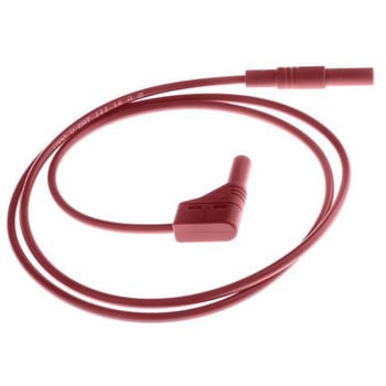 Hirschmann Test & Measurement テストリード線 1000V ac/dc， 赤， 1m(934082101) Hirschmann Test & Measurement