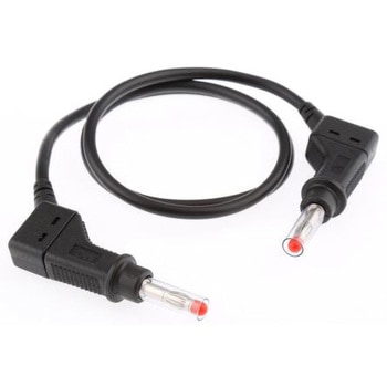 マルチコンタクト テストリード線 600V， 黒， 50cm(66.9407-050-21) MULTI-CONTACT