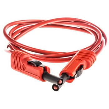 Hirschmann Test & Measurement パッチコード 30 V ac， 60 V dc， 赤， 1m - Hirschmann Test & Measurement