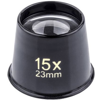 732842 両面非球面レンズの拡大鏡 RS PRO 15倍， レンズ直径29mm
