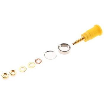 SOCKET 4MM， EB260G， YELLOW Hirschmann Test & Measurement
