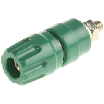 Hirschmann Test & Measurement バナナプラグ 真鍮 42mm 緑 Hirschmann Test & Measurement