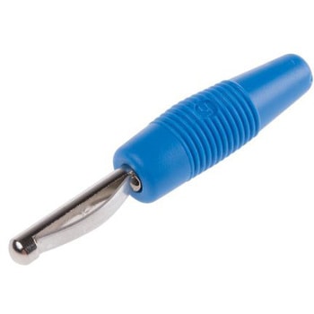 Hirschmann Test & Measurement バナナプラグ 真鍮 51mm 青 Hirschmann Test & Measurement