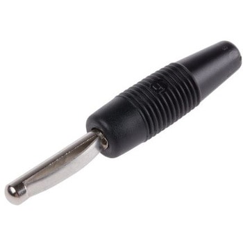 Hirschmann Test & Measurement バナナプラグ 真鍮 51mm 黒 Hirschmann Test & Measurement