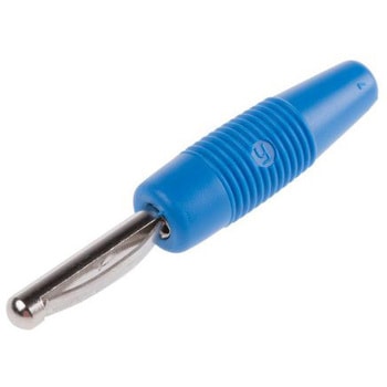 Hirschmann Test & Measurement バナナプラグ 真鍮 51mm 青 Hirschmann Test & Measurement