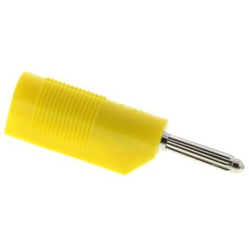 Hirschmann Test & Measurement バナナプラグ 真鍮 56mm 黄 Hirschmann Test & Measurement