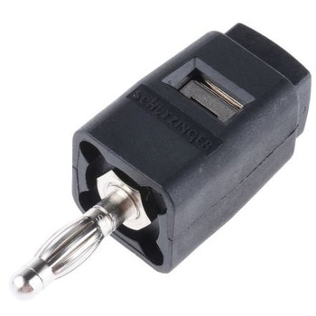 Black quick release terminal， 4mm plug(SDK 502 / SW) Schutzinger