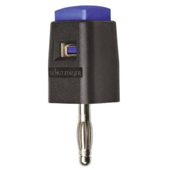 Blue quick release terminal， 4mm plug(SDK 502 / BL) Schutzinger