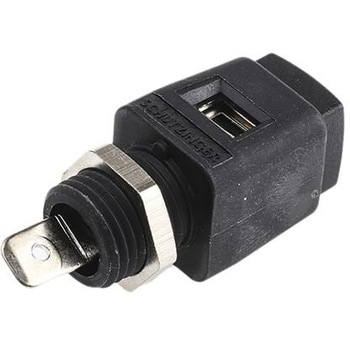 Black quick release terminal， 6.3mm tab Schutzinger