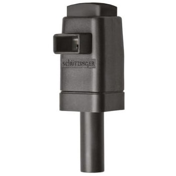 Black quick release terminal， 4mm plug(SDK 799 / SW) Schutzinger