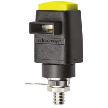 Yellow quick release safety terminal Schutzinger