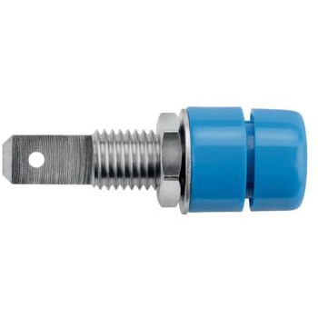 Blue fully insulated socket， 4.8mm tab - Schutzinger