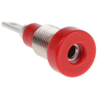 マルチコンタクト バナナプラグ 真鍮 15.5mm 赤 - MULTI-CONTACT