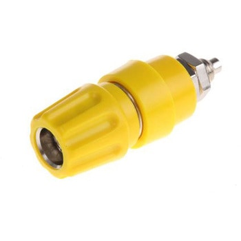 Hirschmann Test & Measurement バナナプラグ 真鍮 52mm 黄 Hirschmann Test & Measurement