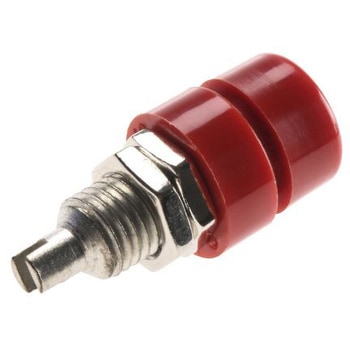 Hirschmann Test & Measurement バナナプラグ 真鍮 23.5mm 赤 Hirschmann Test & Measurement